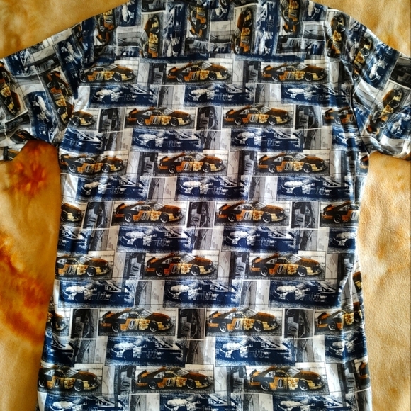 CITY STREETS RETRO NASCAR BUTTON DOWN SHIRT SLEEVE SHIRT. SIZE XL. - Picture 5 of 7